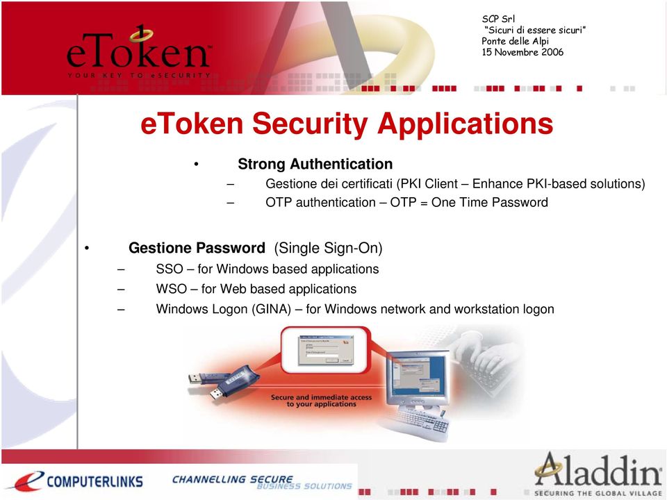 Gestione Password (Single Sign-On) SSO for Windows based applications WSO for