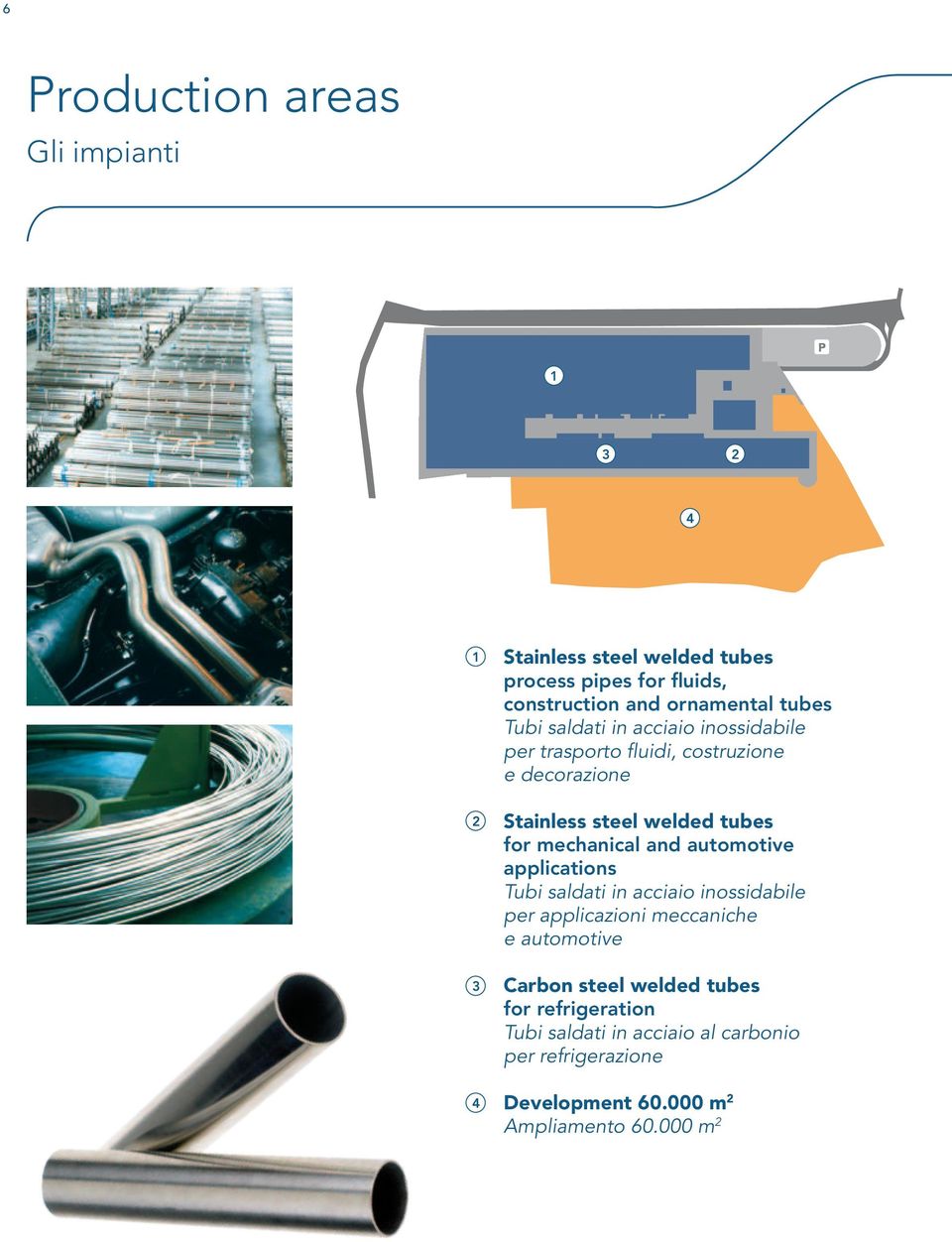 tubes for mechanical and automotive applications Tubi saldati in acciaio inossidabile per applicazioni meccaniche e automotive