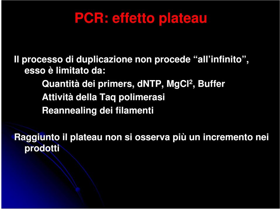 2, Buffer Attività della Taq polimerasi Reannealing dei