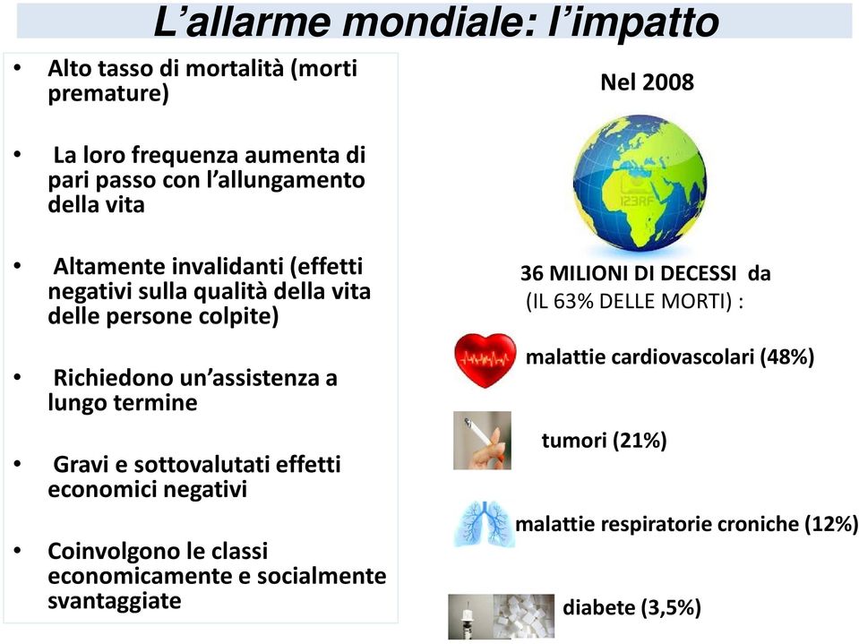 a lungo termine Gravi e sottovalutati effetti economici negativi Coinvolgono le classi economicamente e socialmente svantaggiate 36