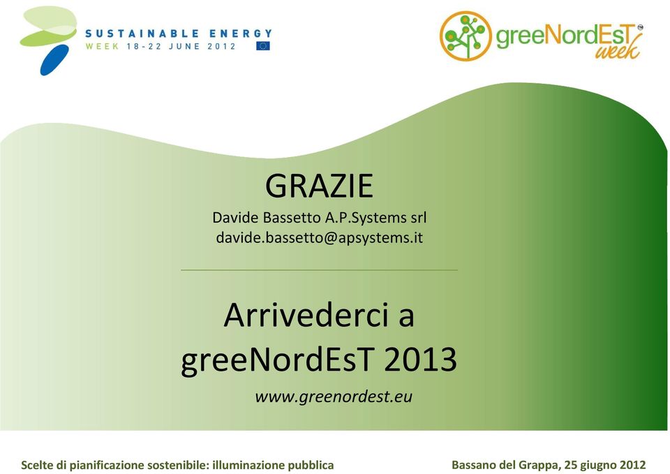 it Arrivederci a greenordest 