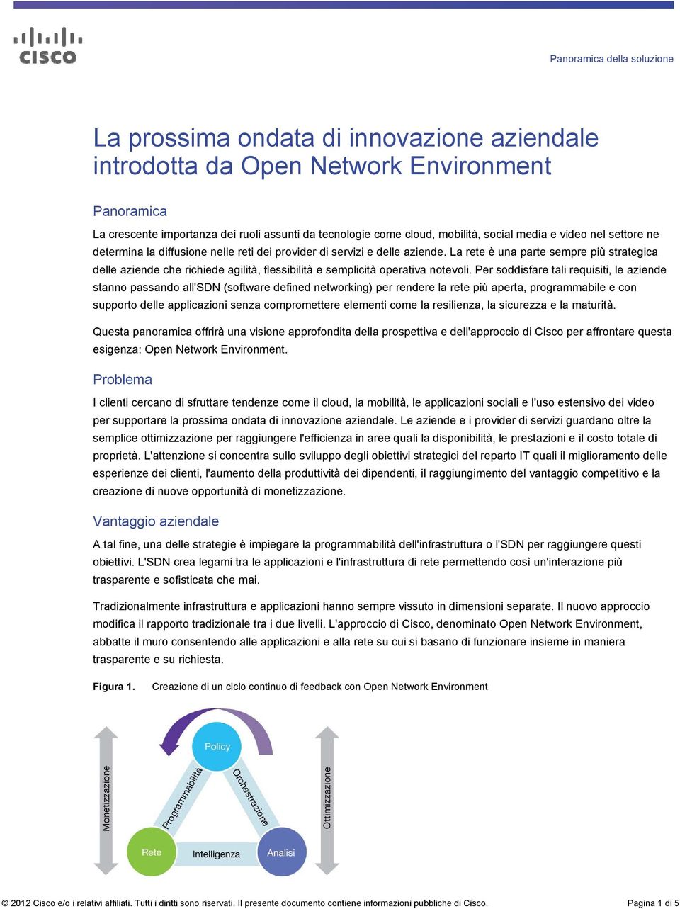 La rete è una parte sempre più strategica delle aziende che richiede agilità, flessibilità e semplicità operativa notevoli.