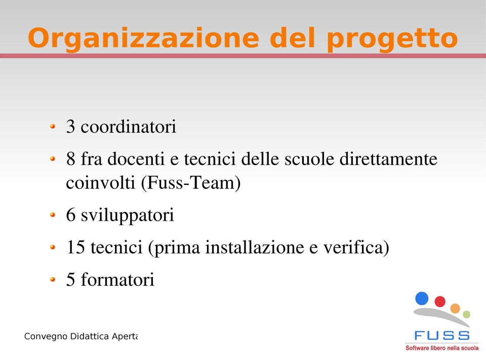 direttamente coinvolti (Fuss Team) 6