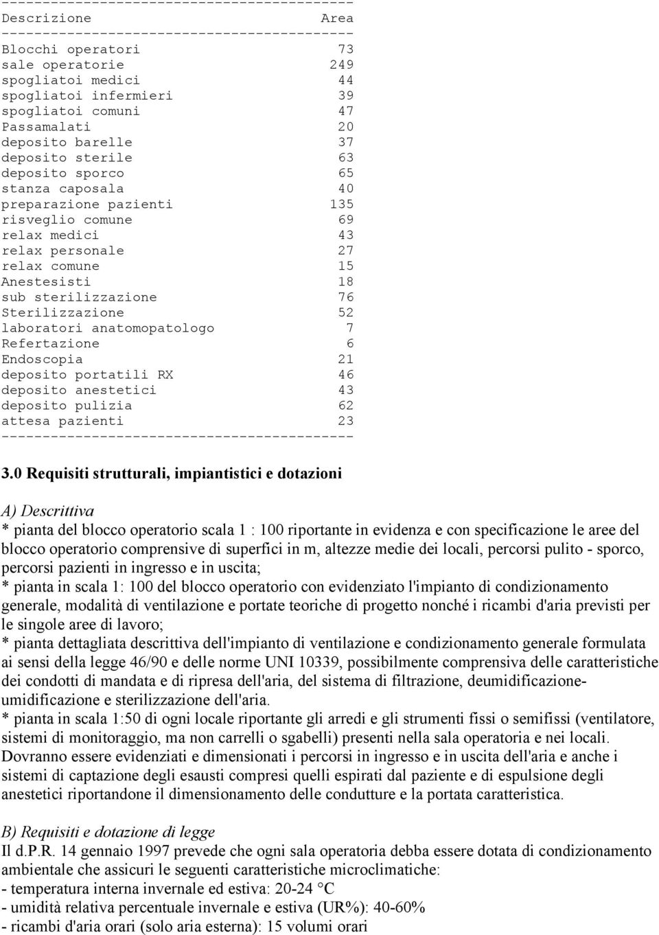 relax comune 15 Anestesisti 18 sub sterilizzazione 76 Sterilizzazione 52 laboratori anatomopatologo 7 Refertazione 6 Endoscopia 21 deposito portatili RX 46 deposito anestetici 43 deposito pulizia 62