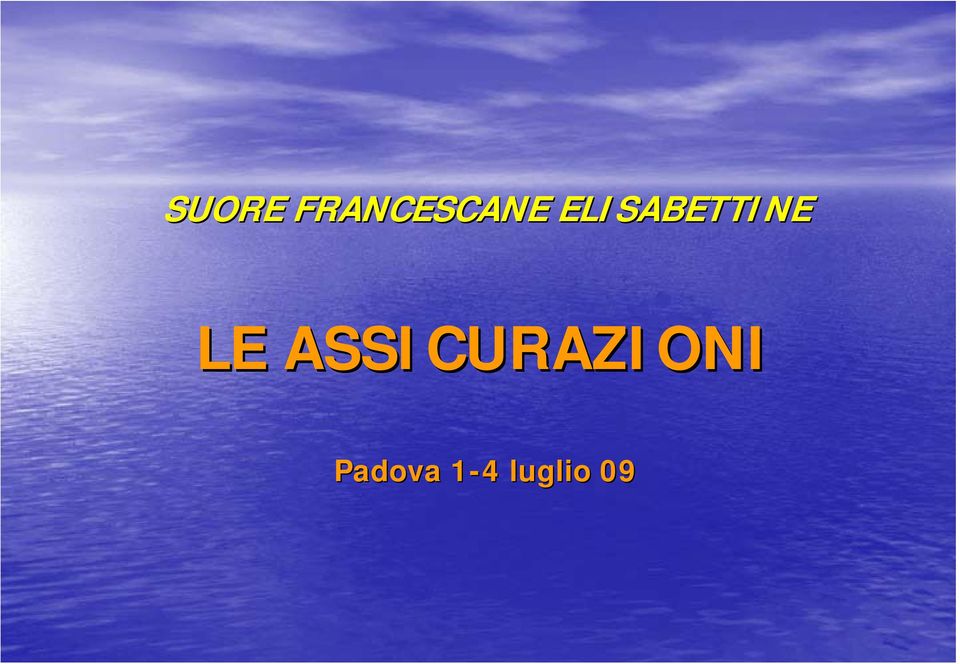 ASSICURAZIONI