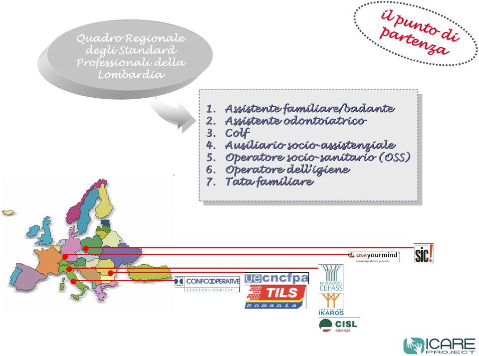 3. Colf Colf 4. 4. Ausiliario Ausiliario socio-assistnzial socio-assistnzial 5.