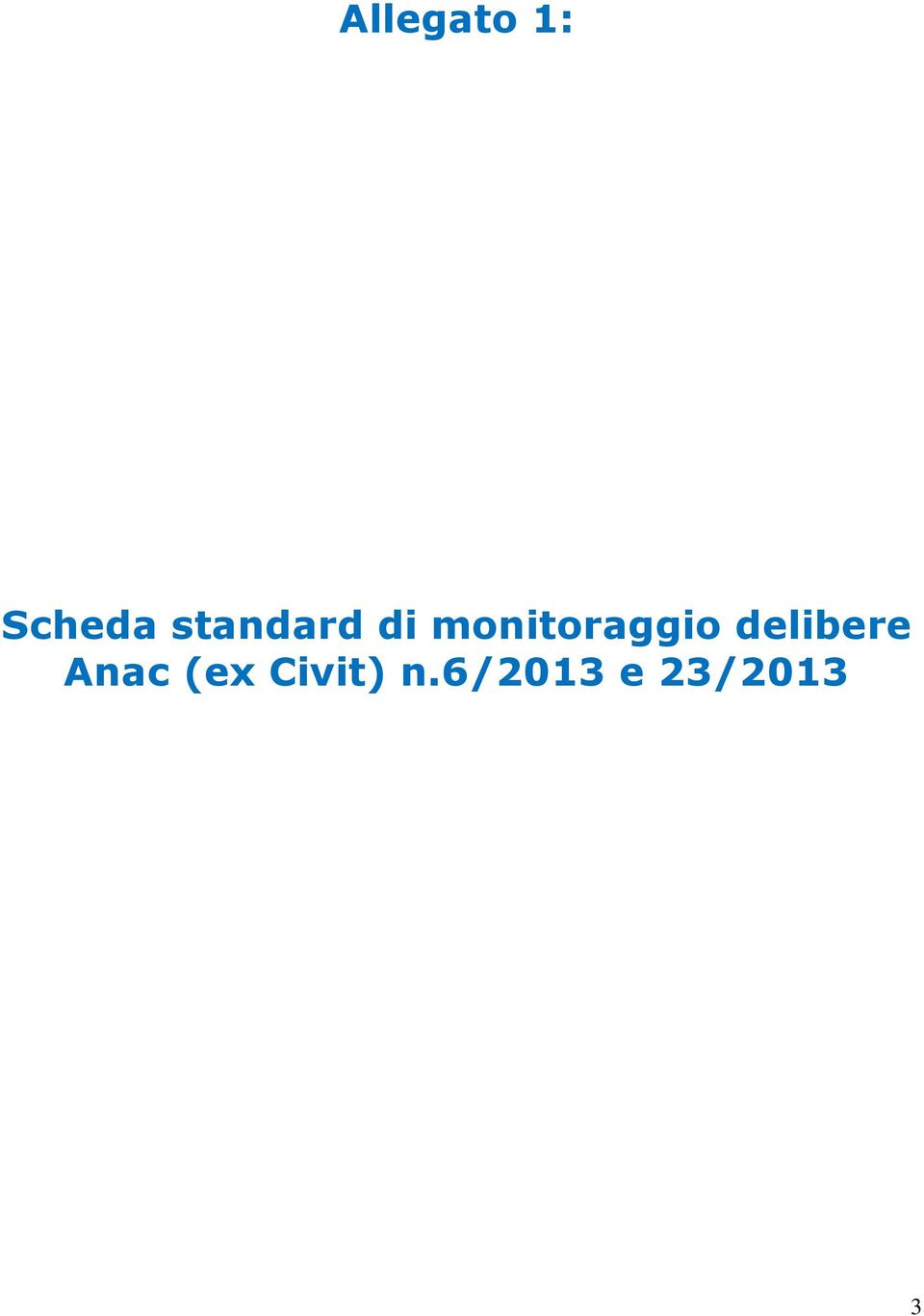 monitoraggio delibere