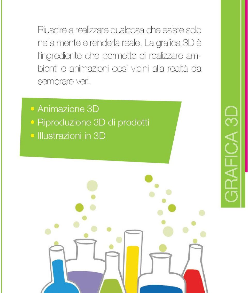 La grafica 3D è l ingrediente che permette di realizzare