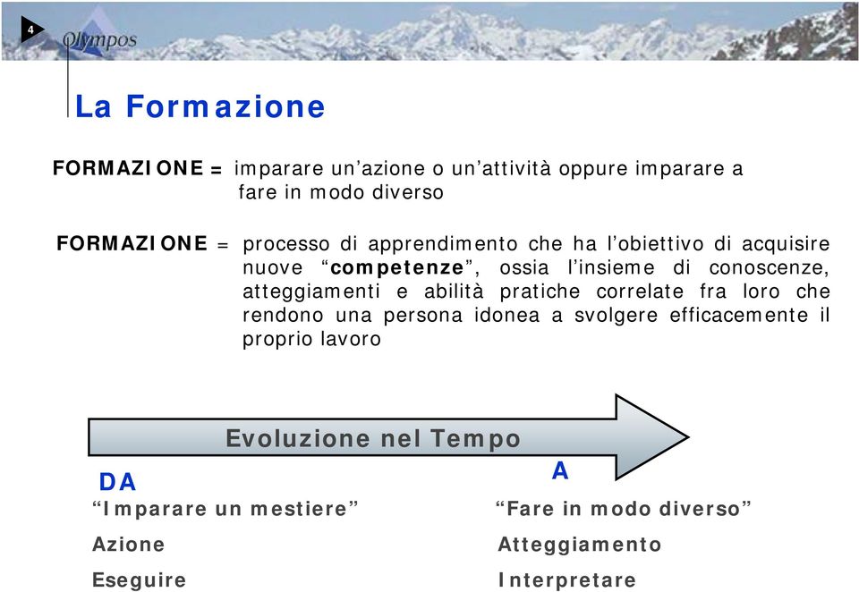 atteggiamenti e abilità pratiche correlate fra loro che rendono una persona idonea a svolgere efficacemente il