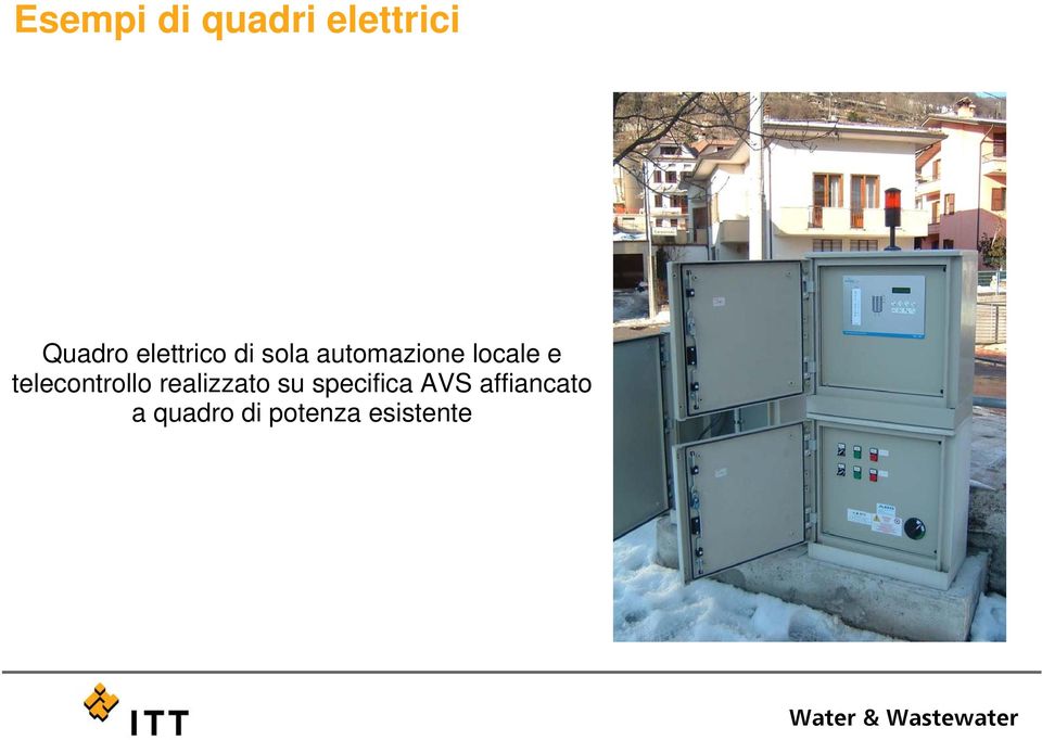 telecontrollo realizzato su specifica