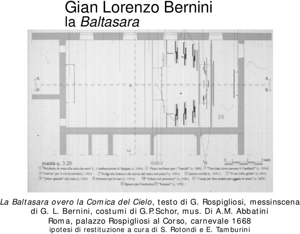 Bernini, costumi di G.P.Schor, mus. Di A.M.