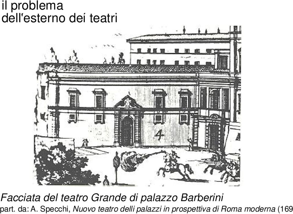 Grande di palazzo Barberini part. da: A.