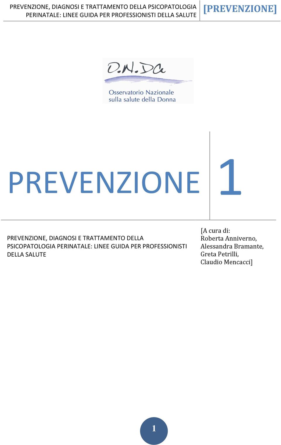 PER PROFESSIONISTI DELLA SALUTE [A cura di: Roberta