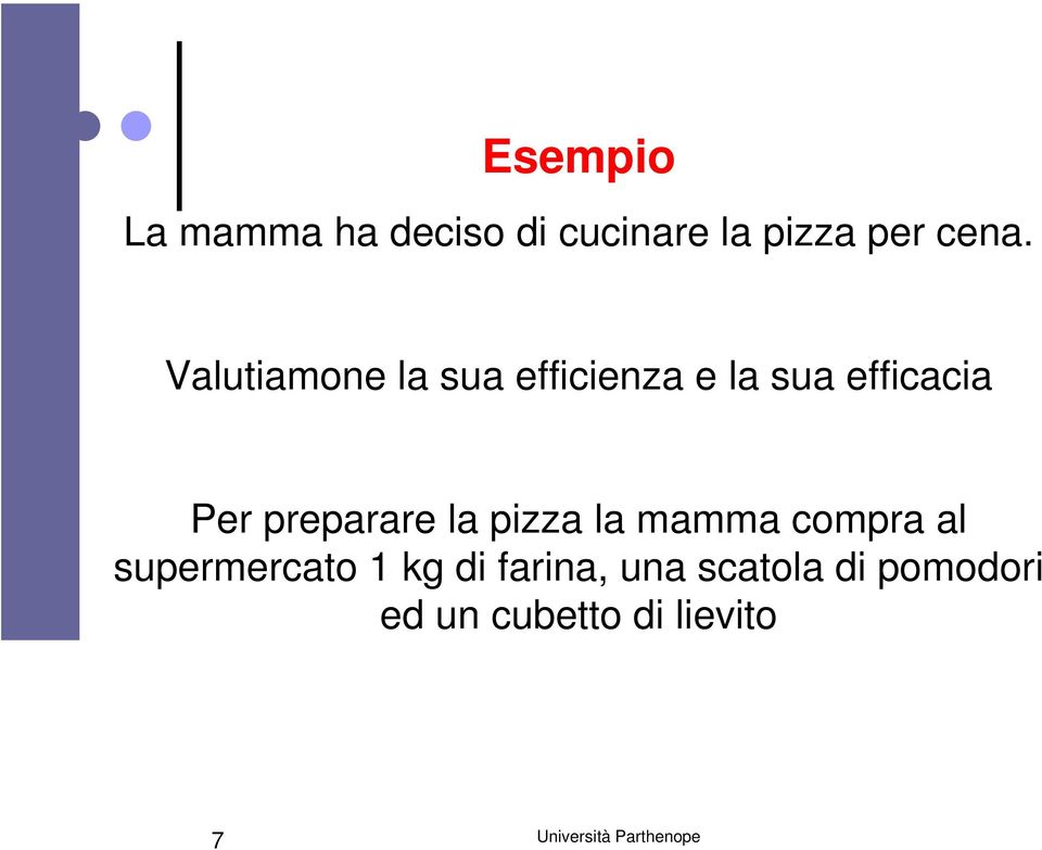 preparare la pizza la mamma compra al supermercato 1 kg