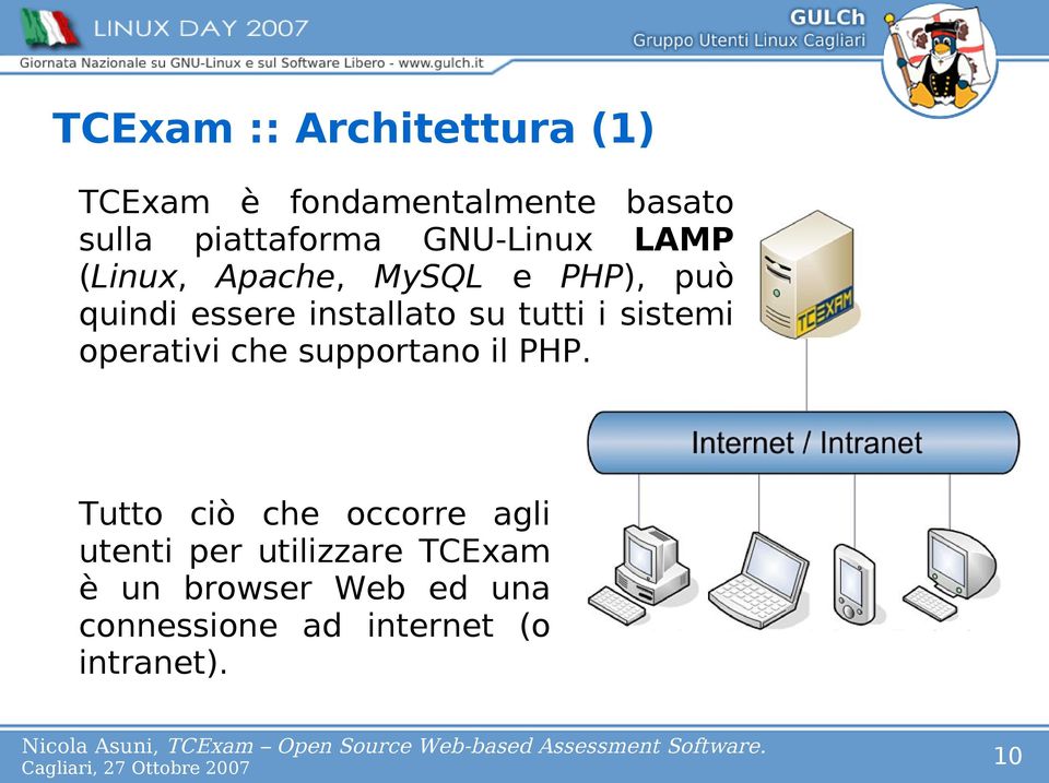 tutti i sistemi operativi che supportano il PHP.