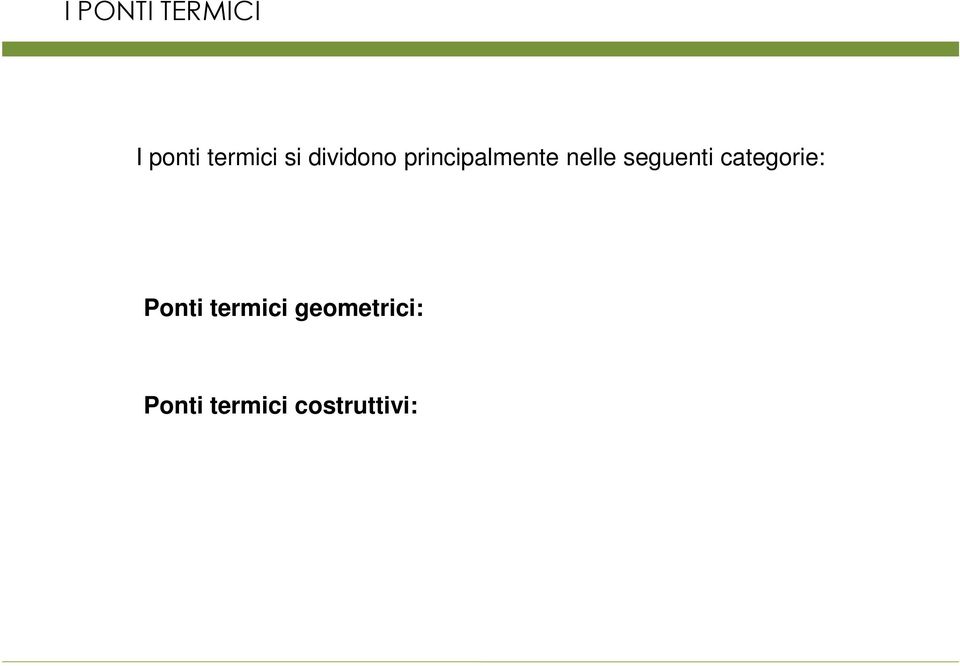 categorie: Ponti termici