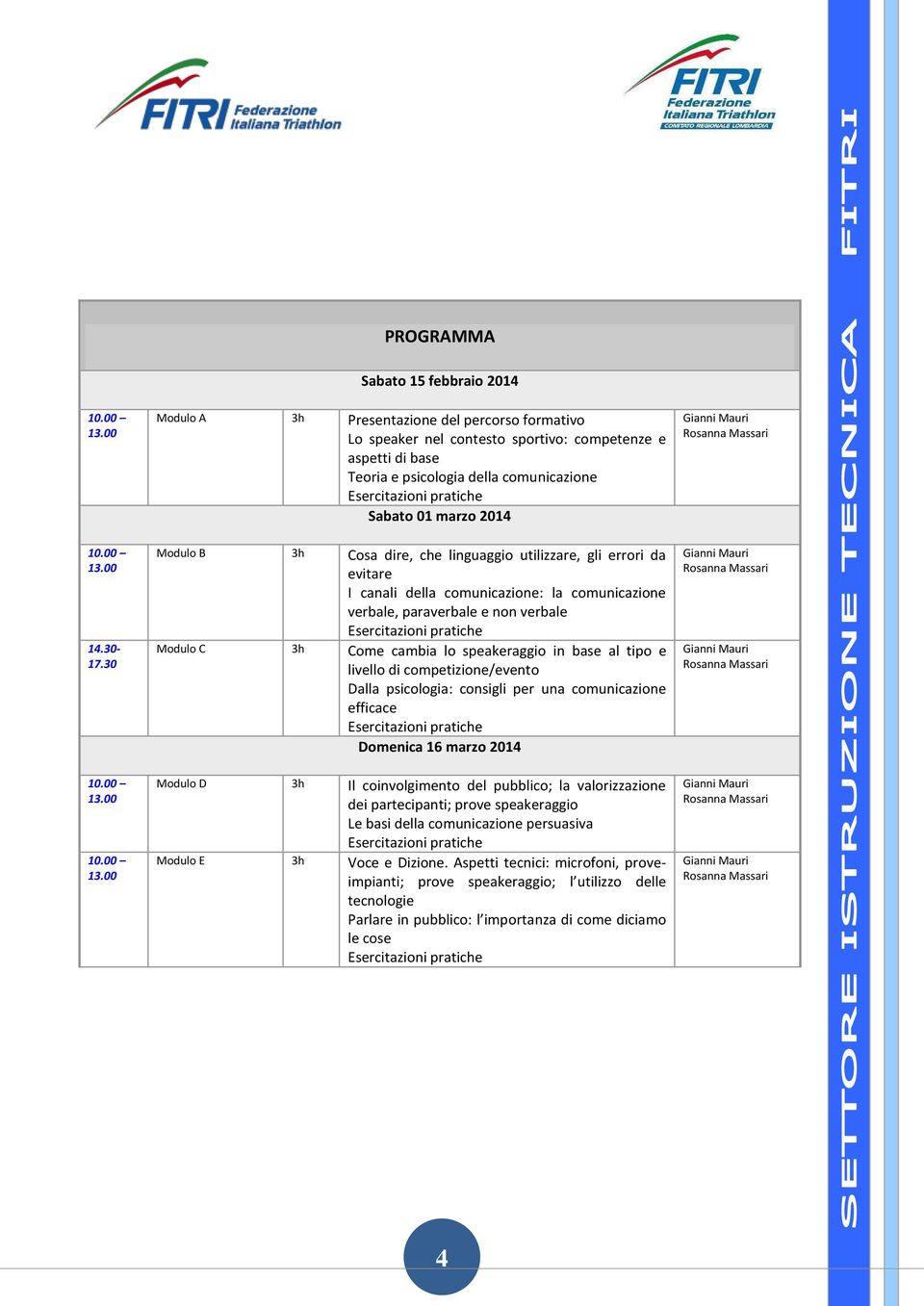 che linguaggio utilizzare, gli errori da evitare I canali della comunicazione: la comunicazione verbale, paraverbale e non verbale Modulo C 3h Come cambia lo speakeraggio in base al tipo e livello di