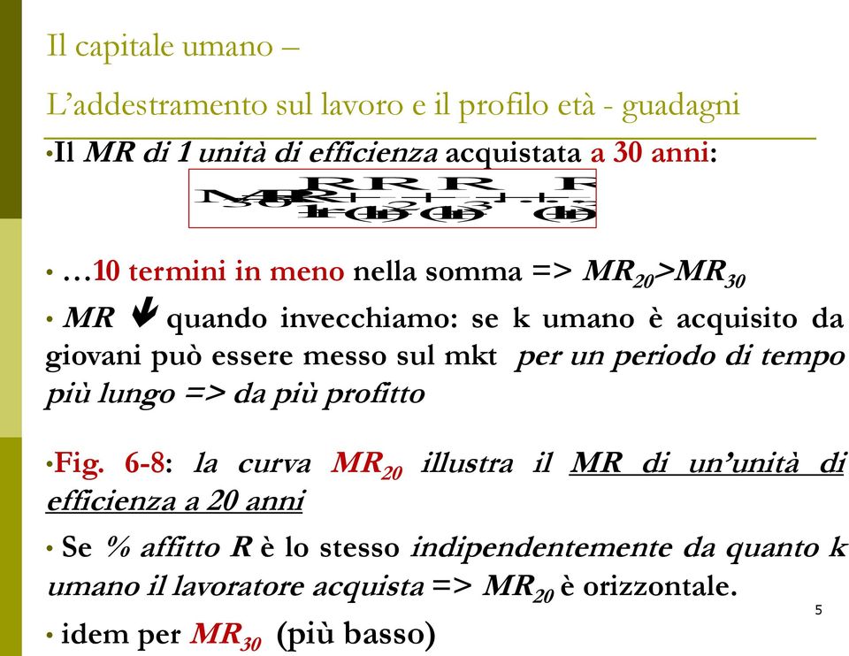 essere messo sul mkt per un periodo di tempo più lungo => da più profitto Fig.