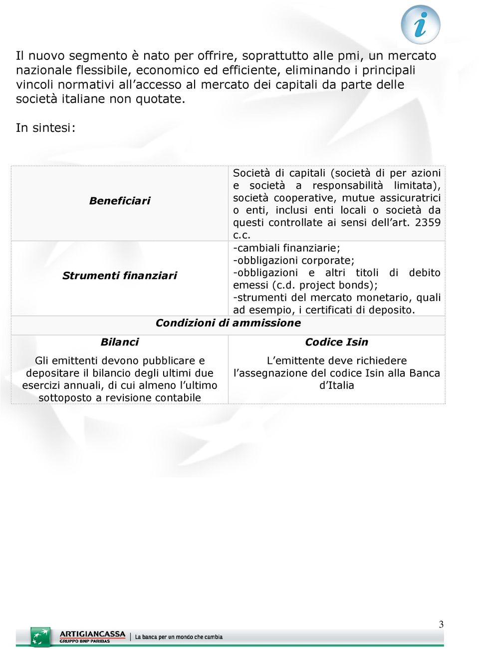 In sintesi: Società di capitali (società di per azioni e società a responsabilità limitata), Beneficiari società cooperative, mutue assicuratrici o enti, inclusi enti locali o società da questi