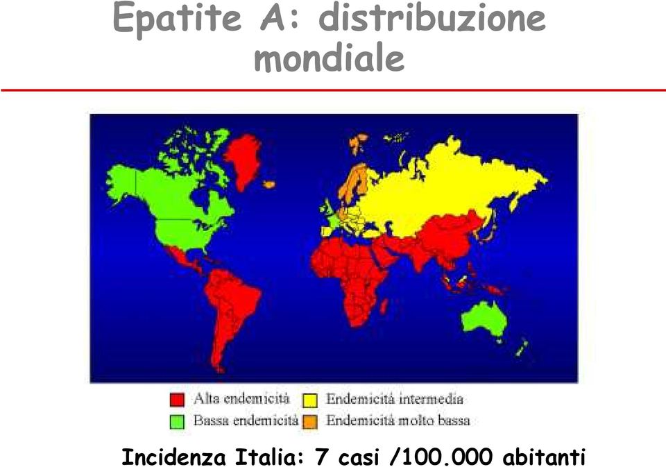 mondiale Incidenza