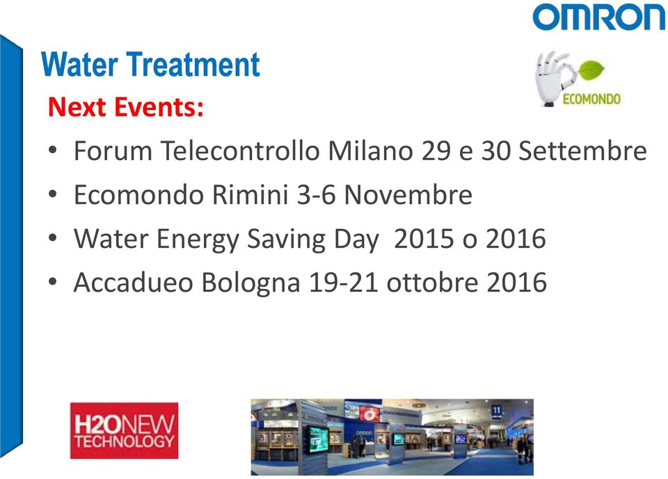 Ecomondo Rimini 3-6 Novembre Water Energy
