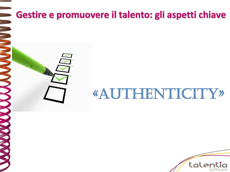 talento: gli