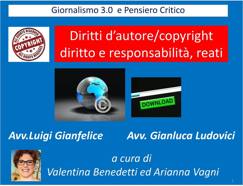 autore/copyright diritto e responsabilità,