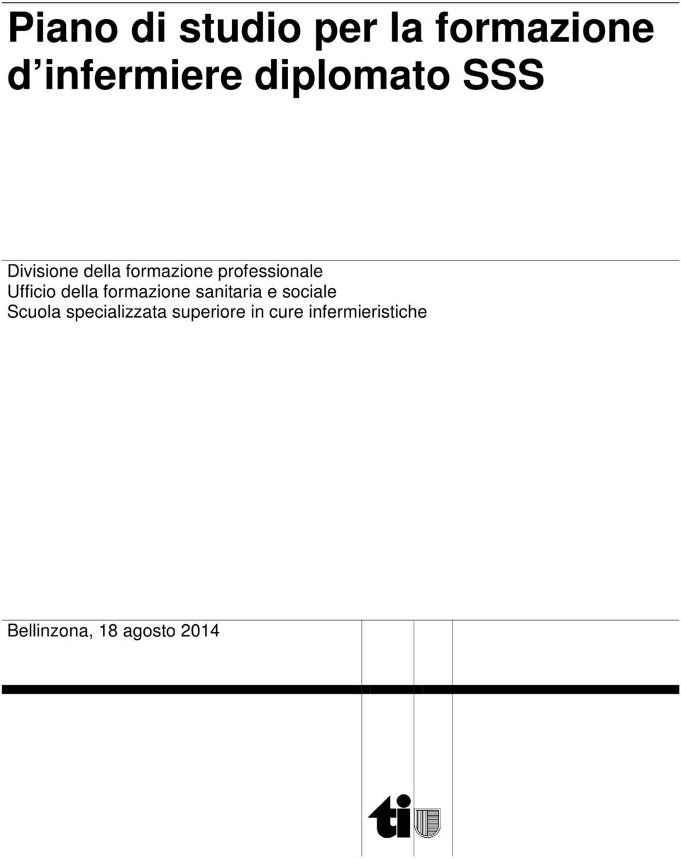 della formazione sanitaria e sociale Scuola specializzata