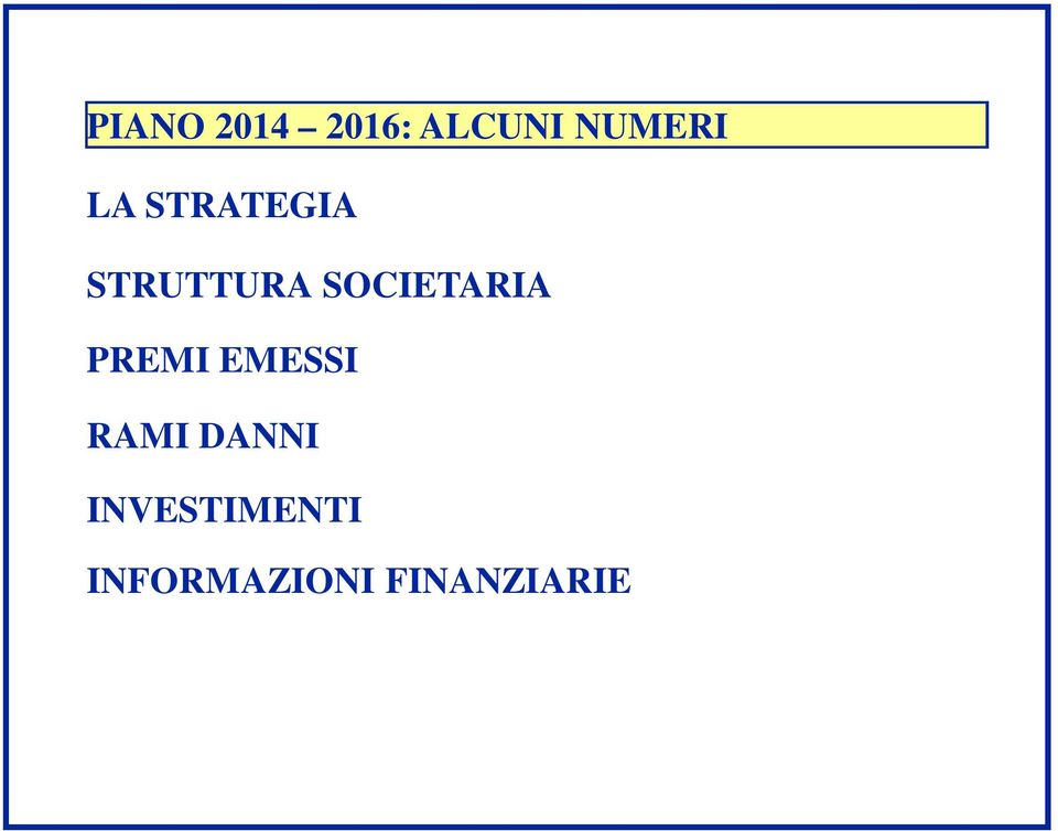 SOCIETARIA PREMI EMESSI RAMI