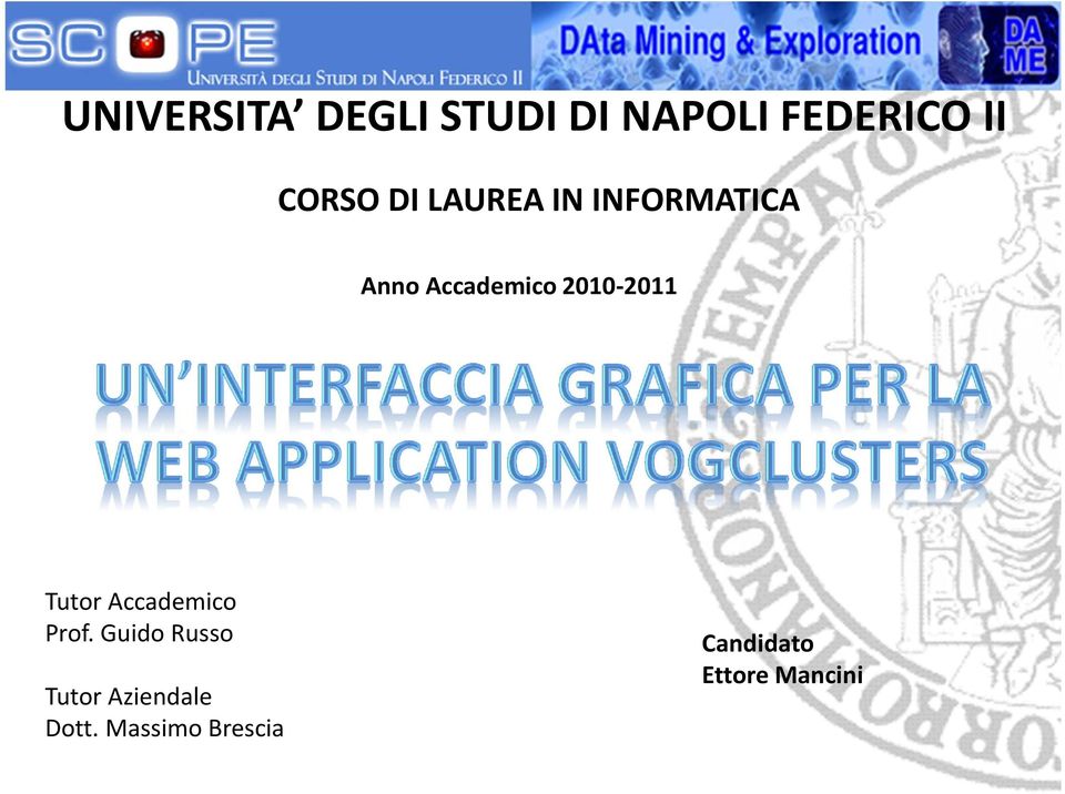 2010-2011 Tutor Accademico Prof.