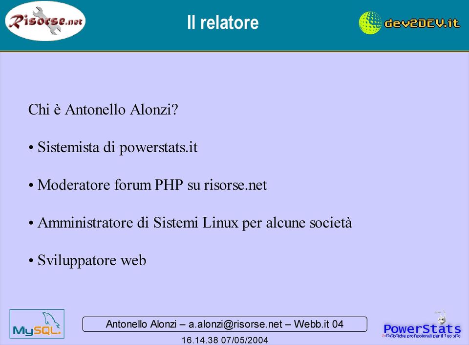 it Moderatore forum PHP su risorse.