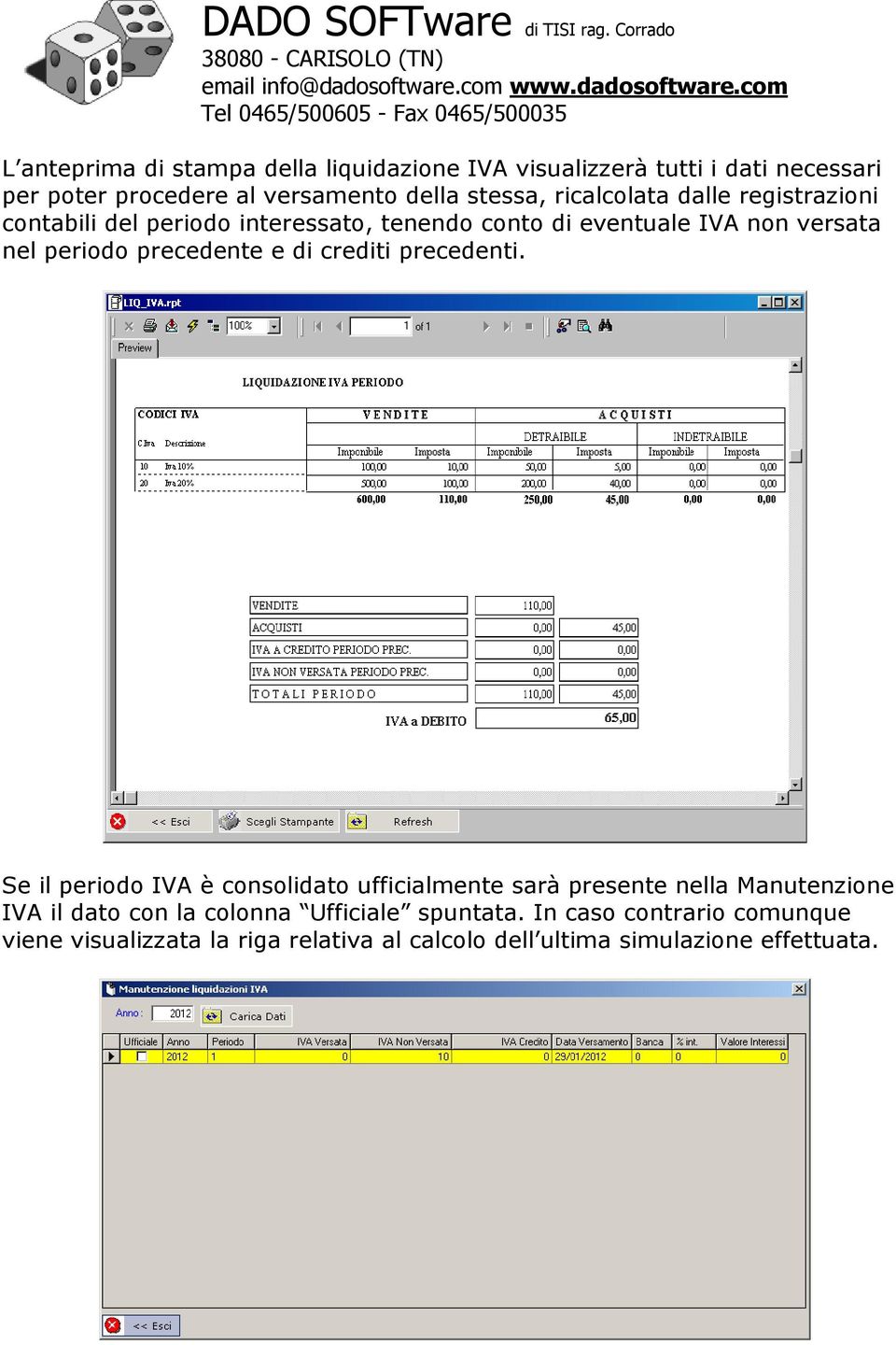 precedente e di crediti precedenti.