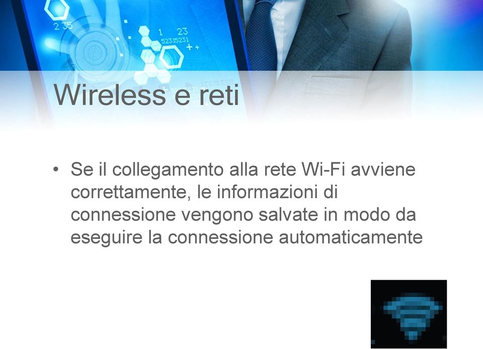 informazioni di connessione vengono