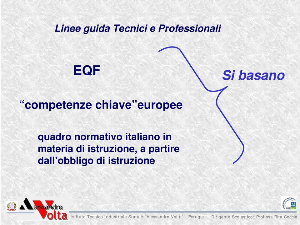 quadro normativo italiano in materia di