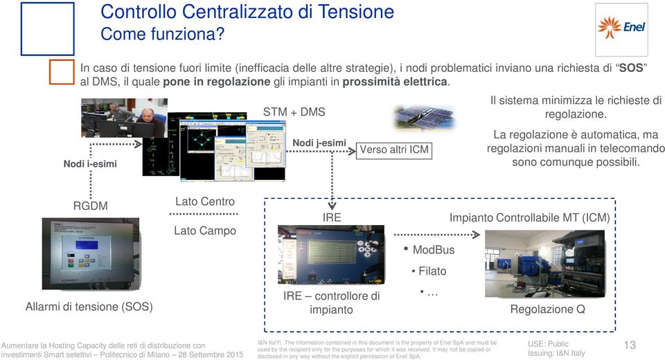 regolazione gli impianti in prossimità elettrica.