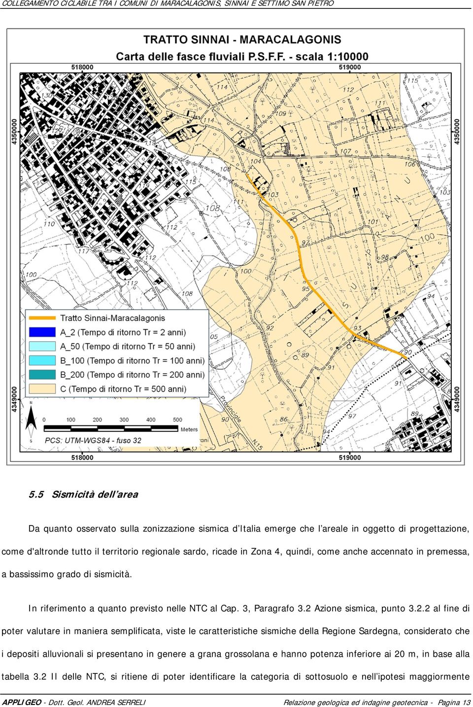 Azione sismica, punto 3.2.