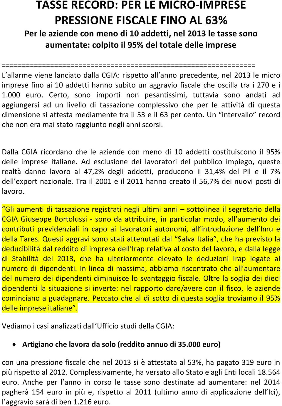 oscilla tra i 270 e i 1.000 euro.