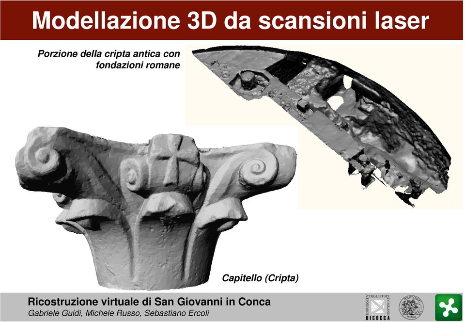 della cripta antica con