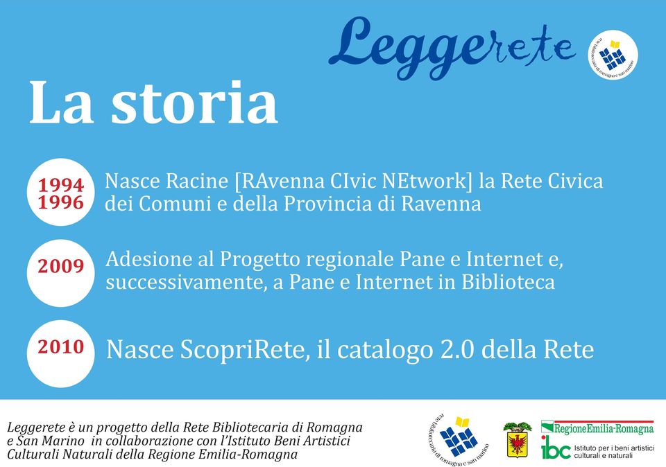 Progetto regionale Pane e Internet e, successivamente, a Pane e