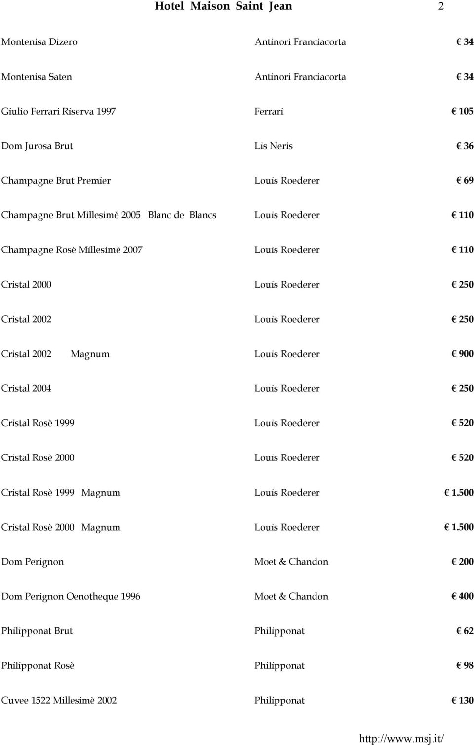 Louis Roederer 900 Cristal 2004 Louis Roederer 250 Cristal Rosè 1999 Louis Roederer 520 Cristal Rosè 2000 Louis Roederer 520 Cristal Rosè 1999 Magnum Louis Roederer 1.