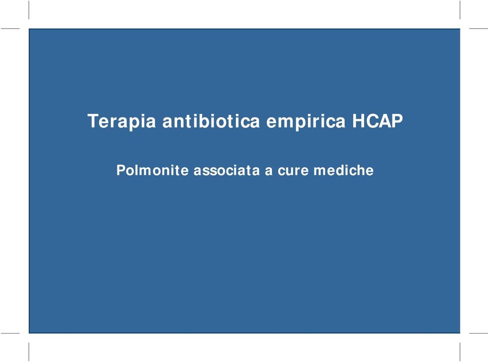 Terapia antibiotica empirica