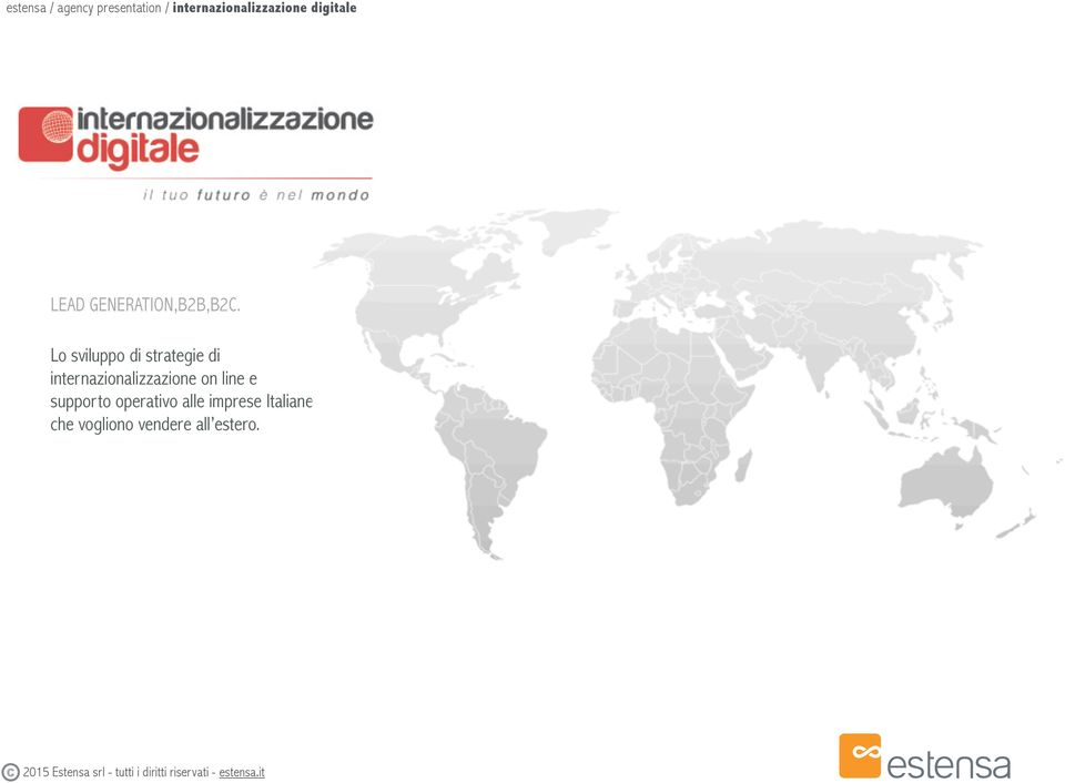 Lo sviluppo di strategie di internazionalizzazione on