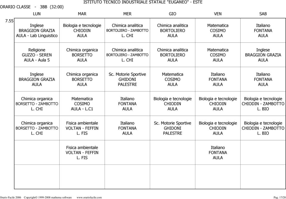 CHIODIN Biologia e tecnologie CHIODIN Biologia e tecnologie CHIODIN - ZAMBOTTO L.