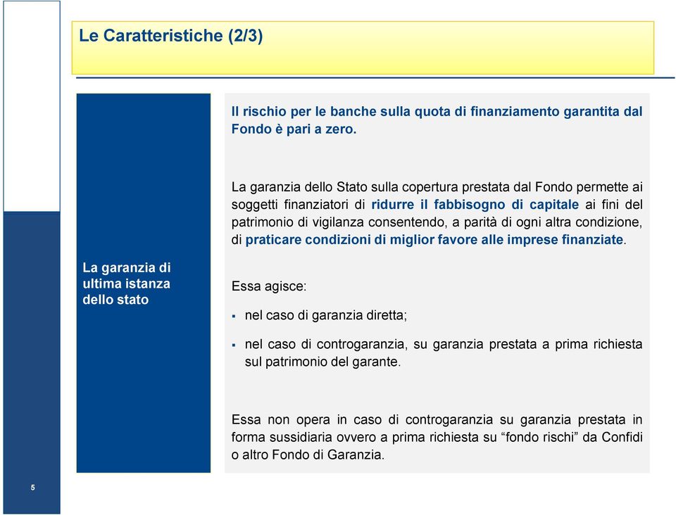 ogni altra condizione, di praticare condizioni di miglior favore alle imprese finanziate.