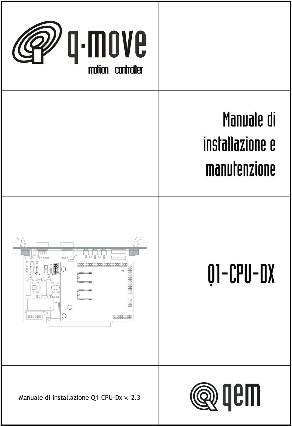 manutenzione Q1-CPU-DX