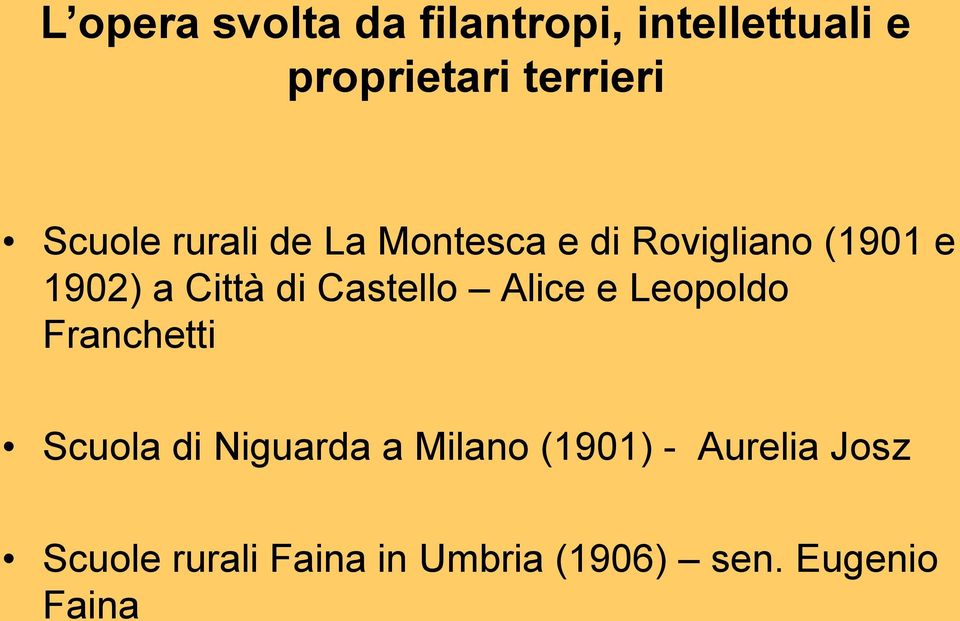 Castello Alice e Leopoldo Franchetti Scuola di Niguarda a Milano