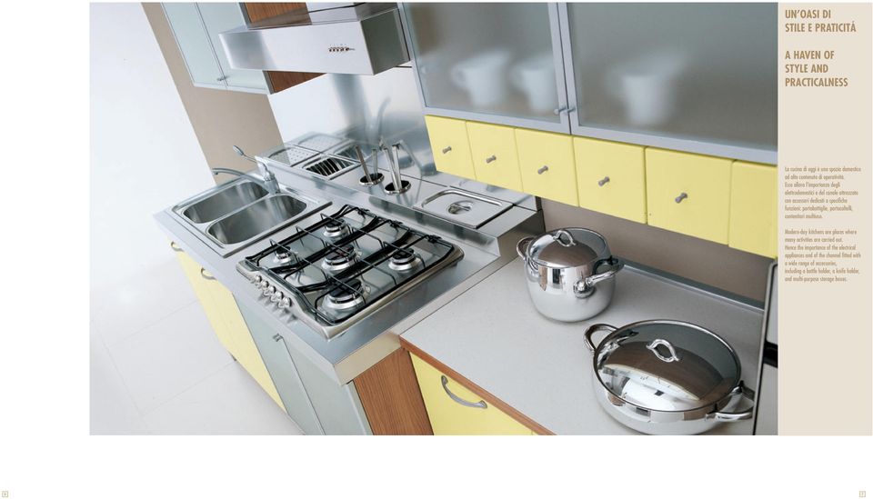 portacoltelli, contenitori multiuso. Modern-day kitchens are places where many activities are carried out.