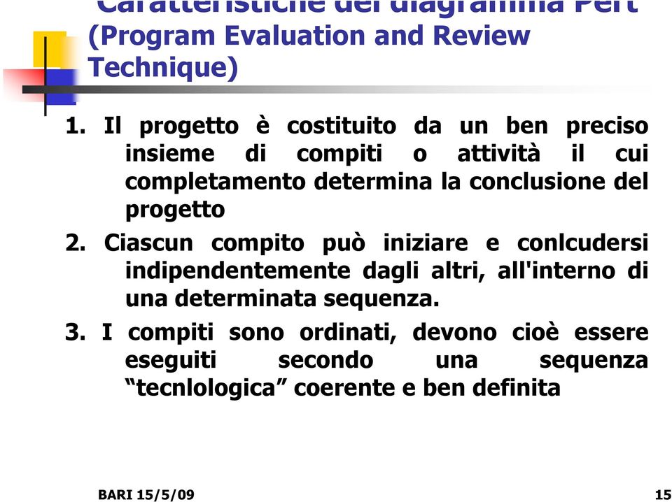 conclusione del progetto 2.