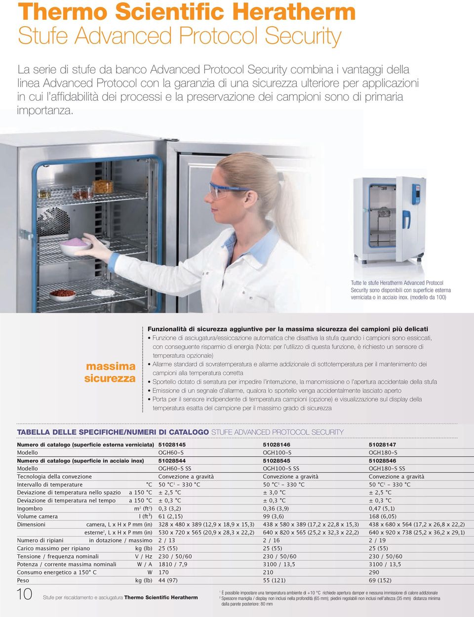 Tutte le stufe Heratherm Advanced Protocol Security sono disponibili con superficie esterna verniciata o in acciaio inox.