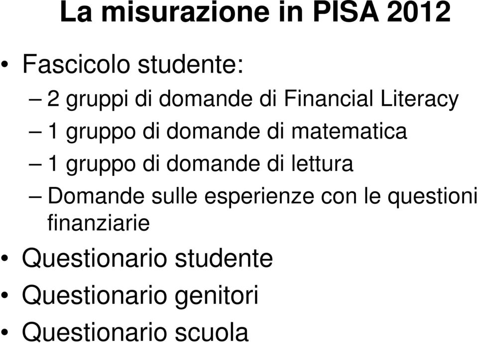 domande di lettura Domande sulle esperienze con le questioni